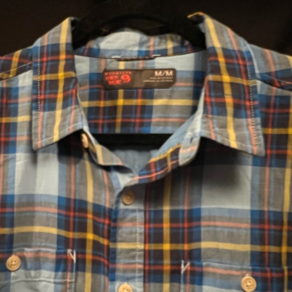 Mountain Hardwear Big Cottonwood SS Shirt für Herren - Blau